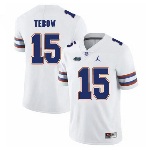 Men's Florida Gators #15 Tim Tebow Stitched Jersey